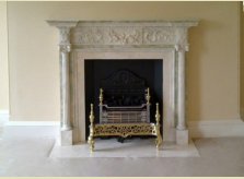 Painted Hallidays Heyford mantelpiece